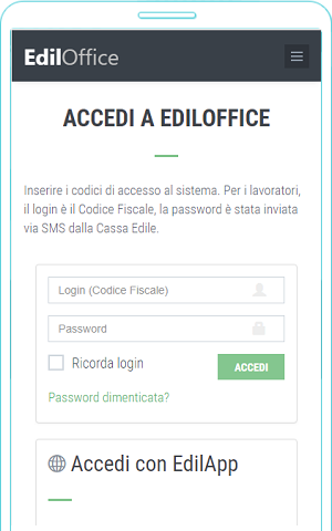 Accedi a EdilApp